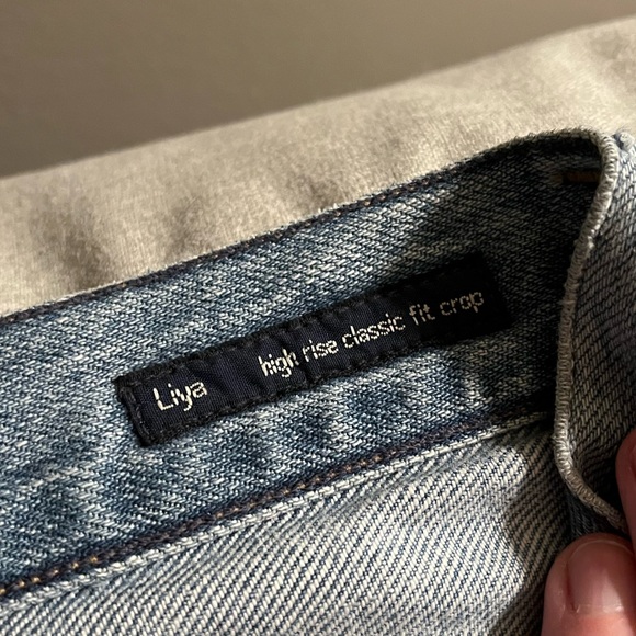 Citizens Of Humanity Liya High Rise Classic Fit Jeans Crops (size 29) - Picture 2 of 8